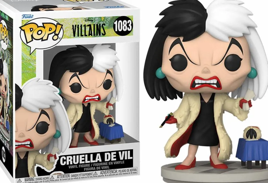 Standard Pop!>101 Dalmatians - Cruella de Vil Ultimate Disney Villains Pop! Vinyl Figure