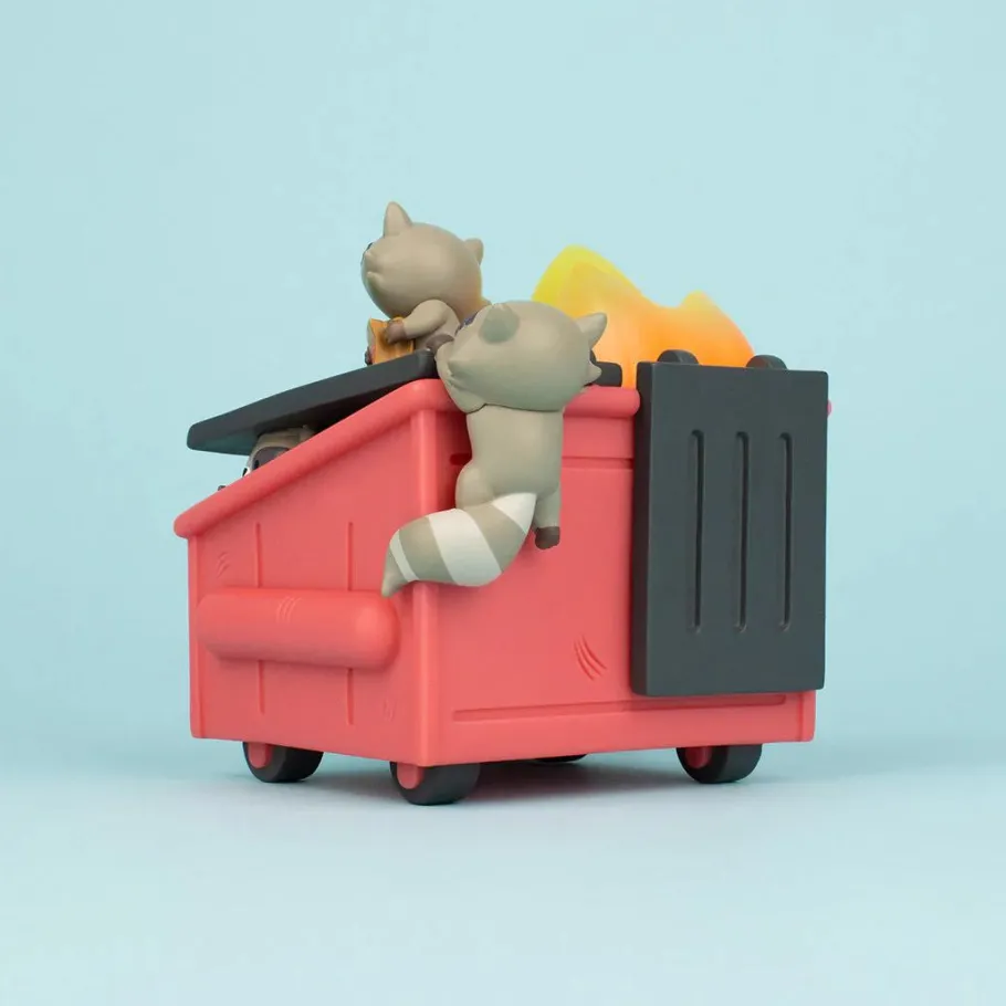 Designer Vinyl>100% Soft - Dumpster Fire Trash Panda Edition 3" Vinyl Figure