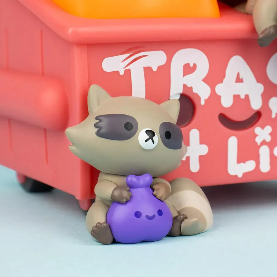 Designer Vinyl>100% Soft - Dumpster Fire Trash Panda Edition 3" Vinyl Figure