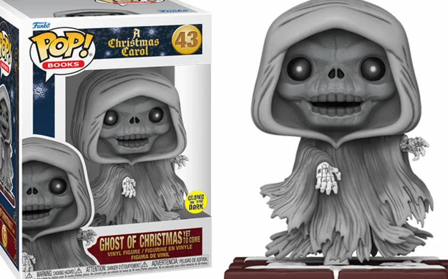 Standard Pop!>A Christmas Carol - Ghost of Christmas Yet To Come Glow-in-the-Dark Pop! Vinyl Figure