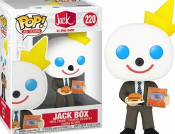Standard Pop!>Jack in the Box Ad Icons: - Jack Box with Burger Pop! Vinyl Figure