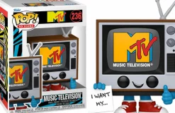 Standard Pop!>MTV Ad Icons: - Music Television with Logo Pop! Vinyl Figure