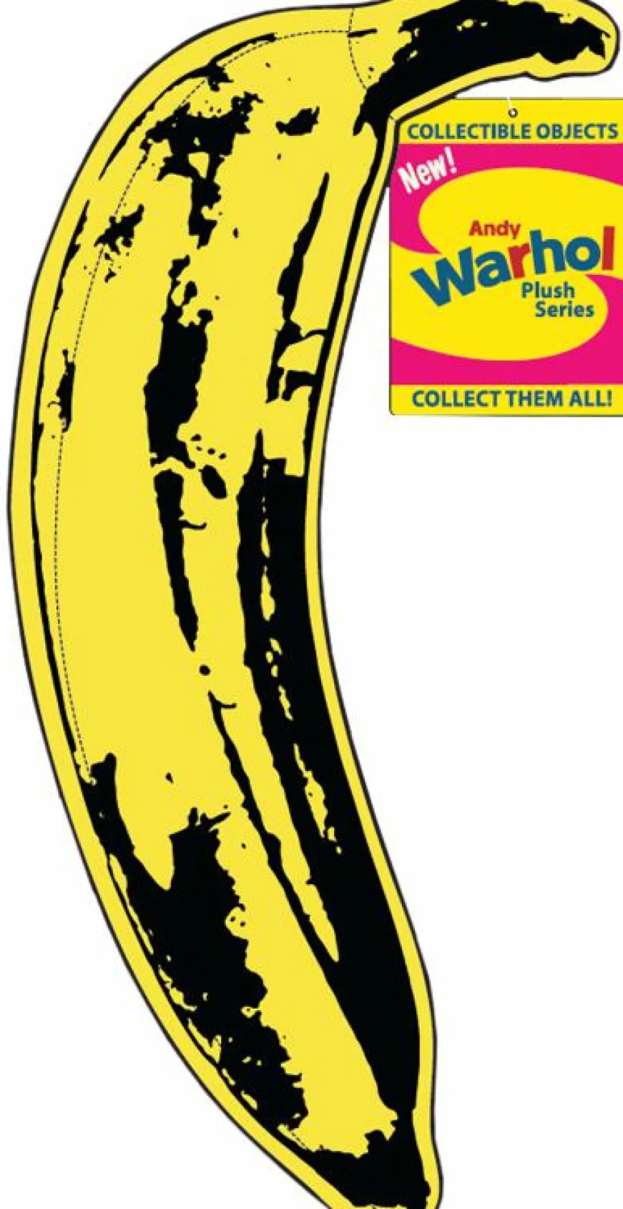Designer Plush>Andy Warhol - Banana Medium 10” Plush