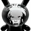 Dunny & Labbit>Andy Warhol - Fright Wig Self-Portrait Monochrome Edition Masterpiece Dunny 8" Vinyl Figure