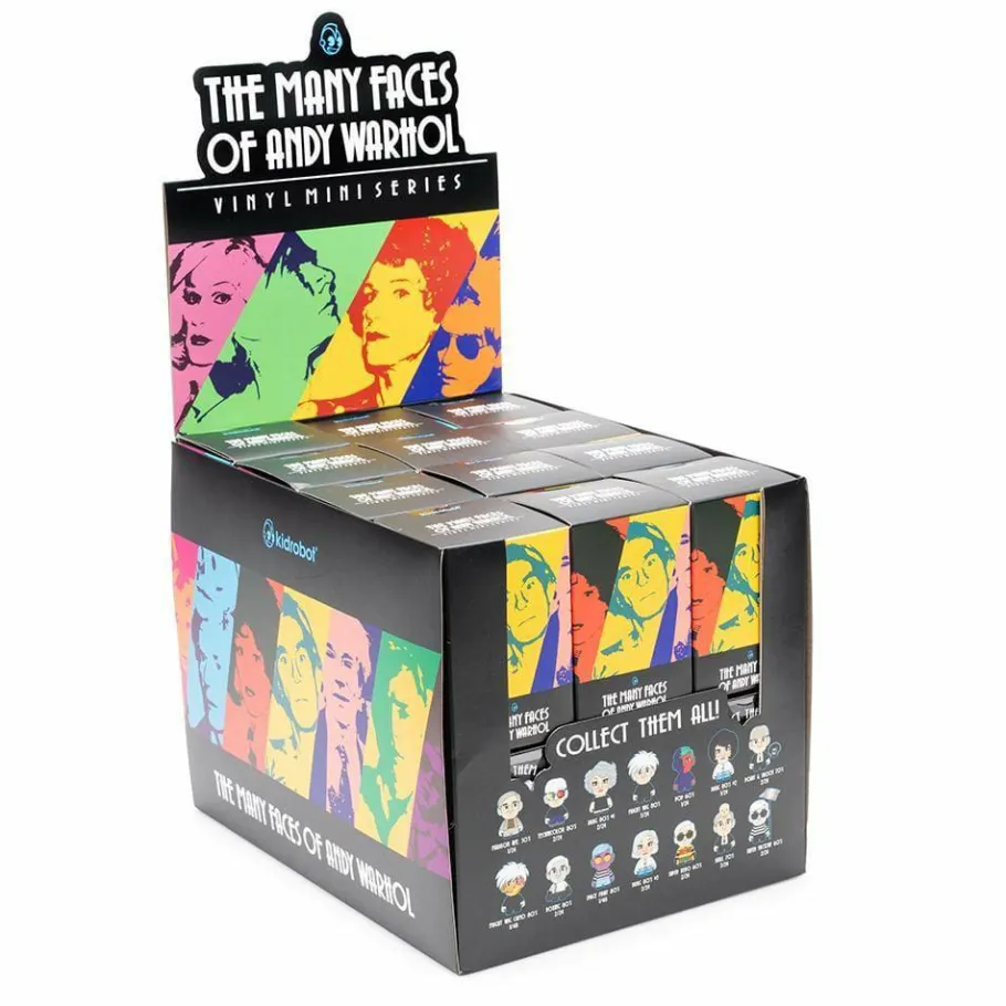 Blind Box>Andy Warhol - Many Faces of Andy Mini Series Blind Box 3” Vinyl Figure (Display of 24)