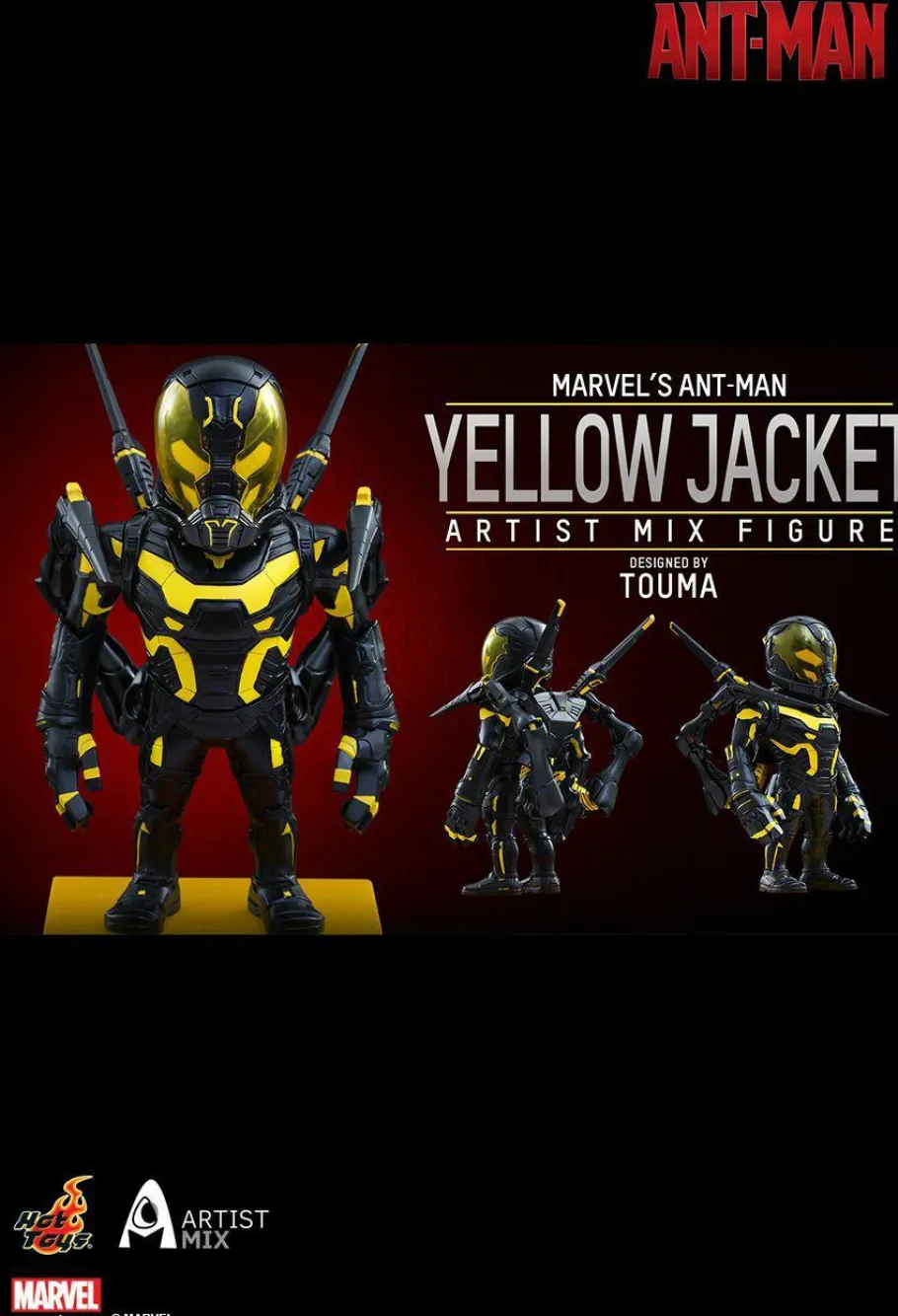 Designer Vinyl>Ant-Man - Yellowjacket Artist Mix Hot Toys Figure