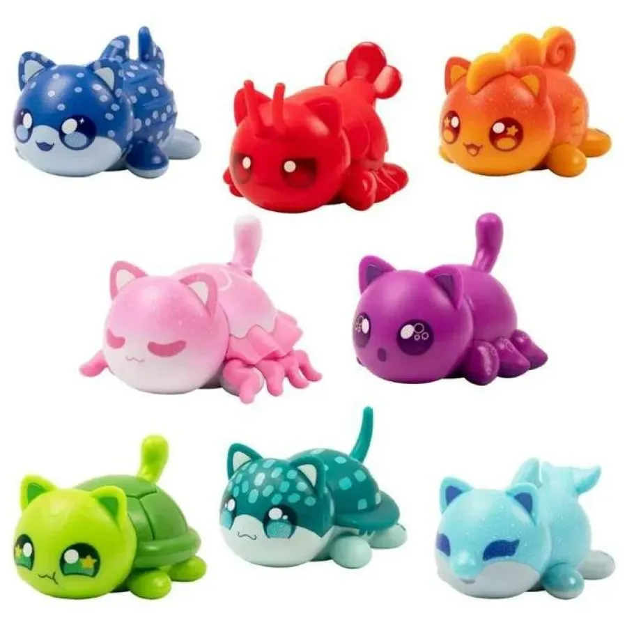 Blind Box>Aphmau - Mystery MeeMeows Surprise Figure Litter 4 Under the Sea Blind Box Vinyl Figure (Single Unit)