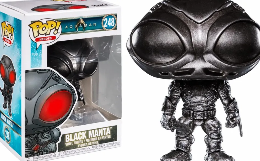 Standard Pop!>Aquaman (2018) - Black Manta Flat Black Pop! Vinyl Figure