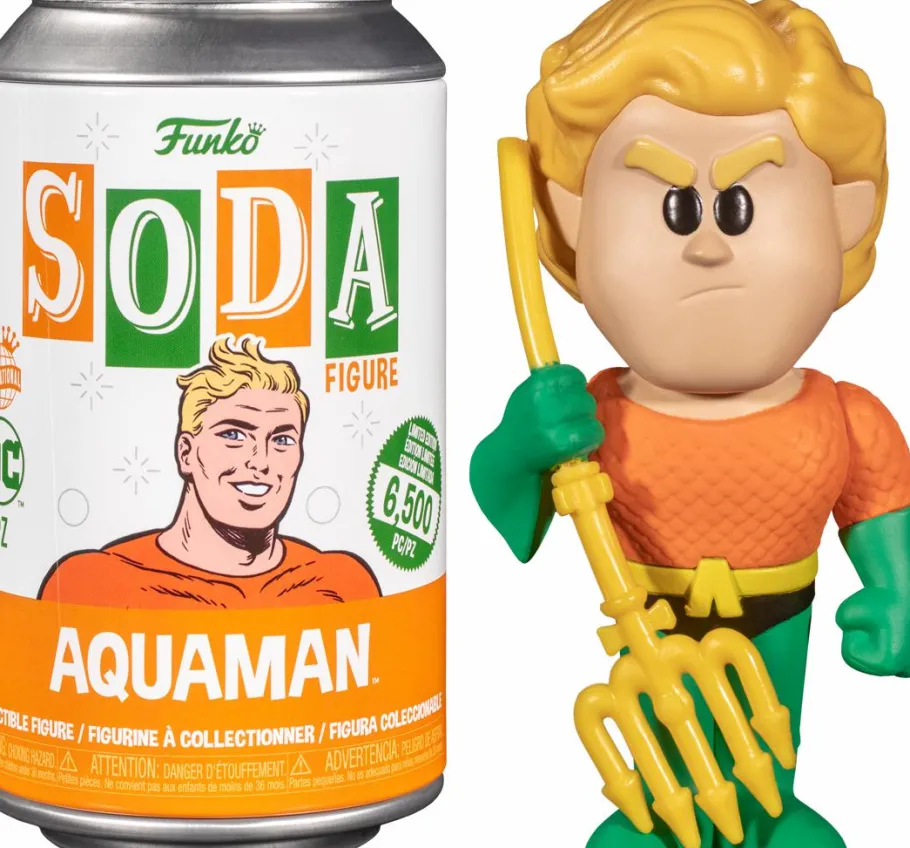 Designer Vinyl>Aquaman - Vinyl SODA Figure in Collector Can (International Edition)