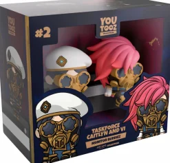 Designer Vinyl>League of Legends Arcane: - Taskforce Caitlyn and Vi Monitor Buddiez 2.5" Vinyl Figure 2-Pack