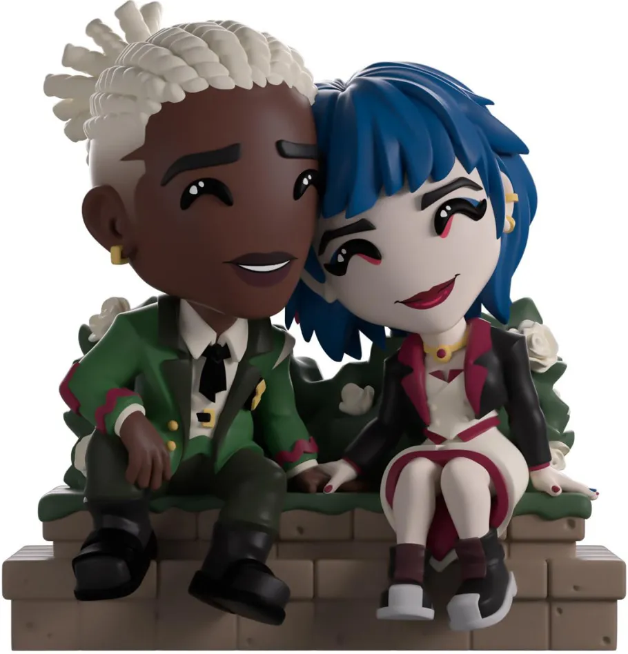 Designer Vinyl>League of Legends Arcane: - Ekko and Powder 4.5" Vinyl Figure Diorama