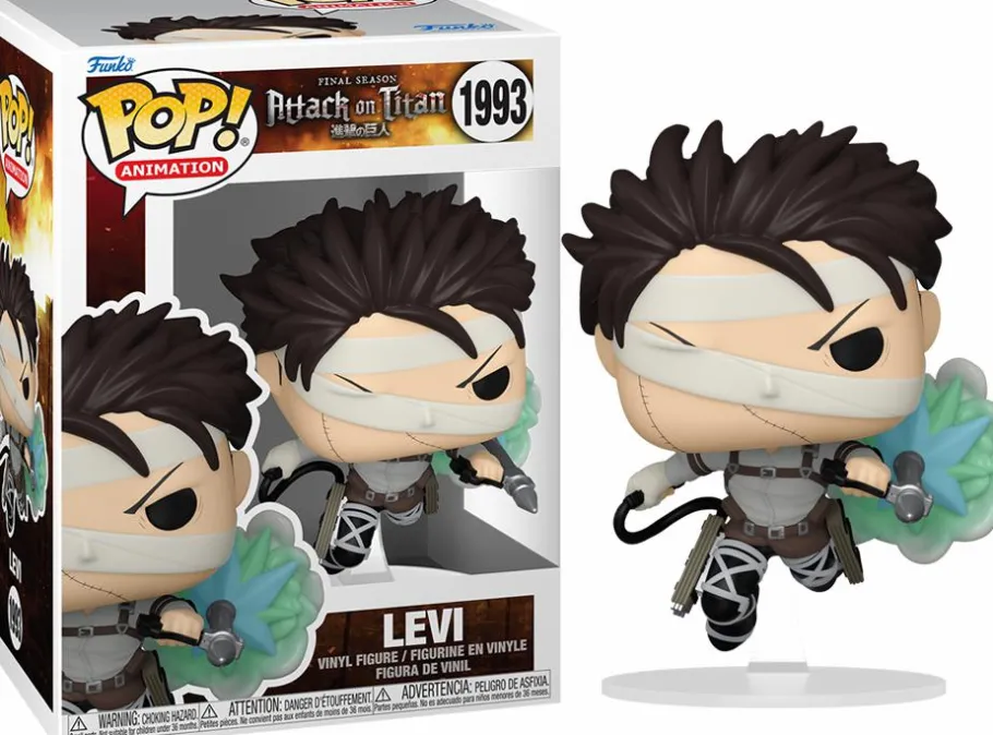 Standard Pop!>Attack on Titan - Levi with Bandages Pop! Vinyl Figure
