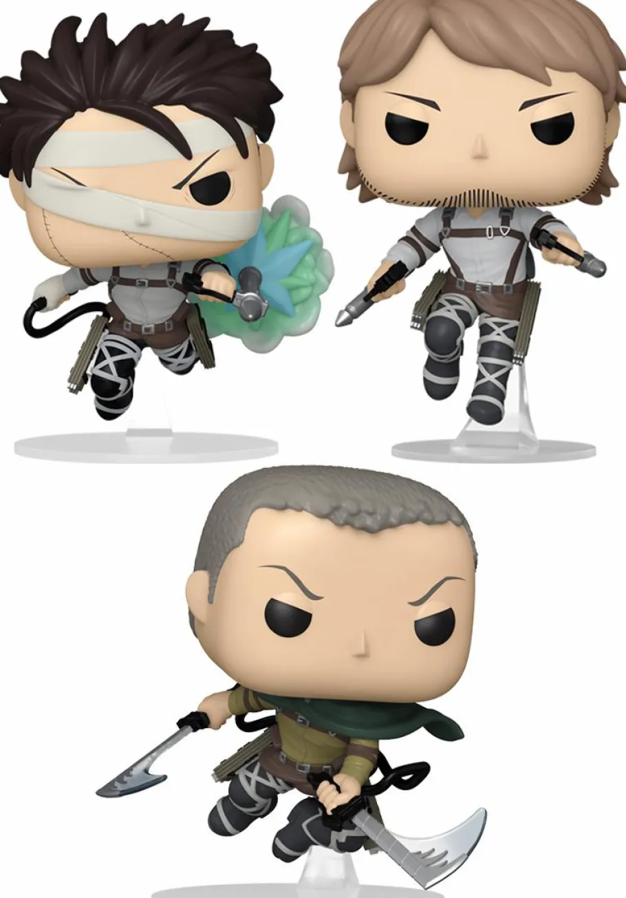 Pop! Bundles>Attack on Titan - Special Operations Squad Pop! Vinyl Bundle (Set of 3)