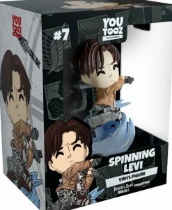 Designer Vinyl>Attack on Titan - Spinning Levi 4.5” Vinyl Figure