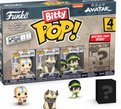 Blind Box>Avatar The Last Airbender Avatar: The Last Airbender - Aang, Appa, Toph & Mystery Bitty Series 01 Pop! Vinyl Figure 4-Pack