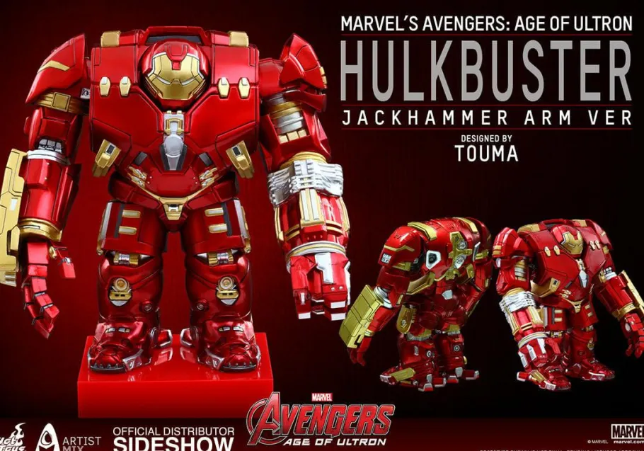 Bobble-Heads>The Avengers Avengers 2: Age of Ultron - Jackhammer Arm Hulkbuster Artist Mix Bobble Head