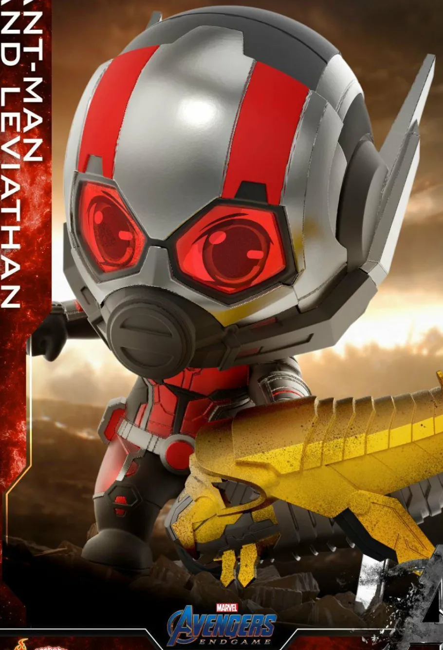 Cosbaby>The Avengers Avengers 4: Endgame - Ant-Man & Leviathan (L) Cosbaby Hot Toys Bobble-Head Figure 2-Pack