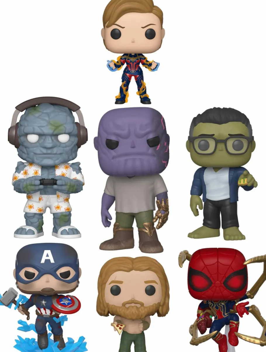 Standard Pop!>The Avengers Avengers 4: Endgame - Captain America with Mjolnir Pop! Vinyl Figure