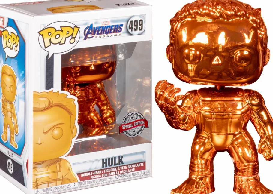 Standard Pop!>The Avengers Avengers 4: Endgame - Hulk with Nano Gauntlet Orange Chrome Pop! Vinyl Figure