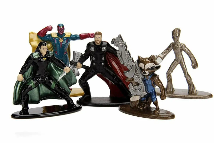Die-Cast Figures>The Avengers Avengers 3: Infinity War - Nano Metalfigs 2” Die-Cast Figure 5-Pack