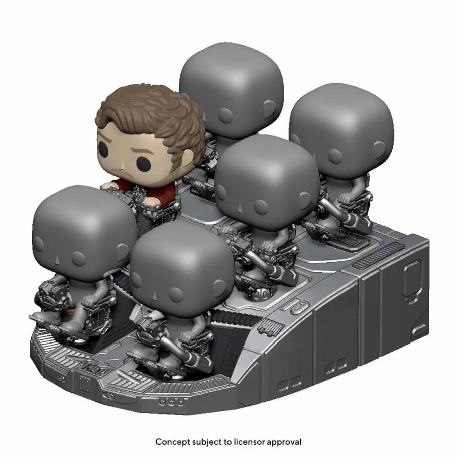 Standard Pop!>Guardians of the Galaxy Avengers 3: Infinity War - Starlord in Guardian’s Ship Diorama Deluxe Pop! Vinyl Figure