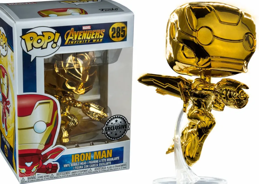 Pop! Bundles>The Avengers Avengers 3: Infinity War - Triple Chrome Pop! Vinyl Bundle (Set of 3) (2018 Event Exclusive)