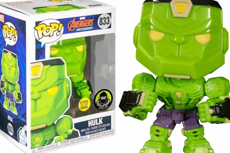 Standard Pop!>The Avengers Avengers Mech Strike - Hulk Mech Glow in the Dark Pop! Vinyl Figure (Popcultcha Exclusive)