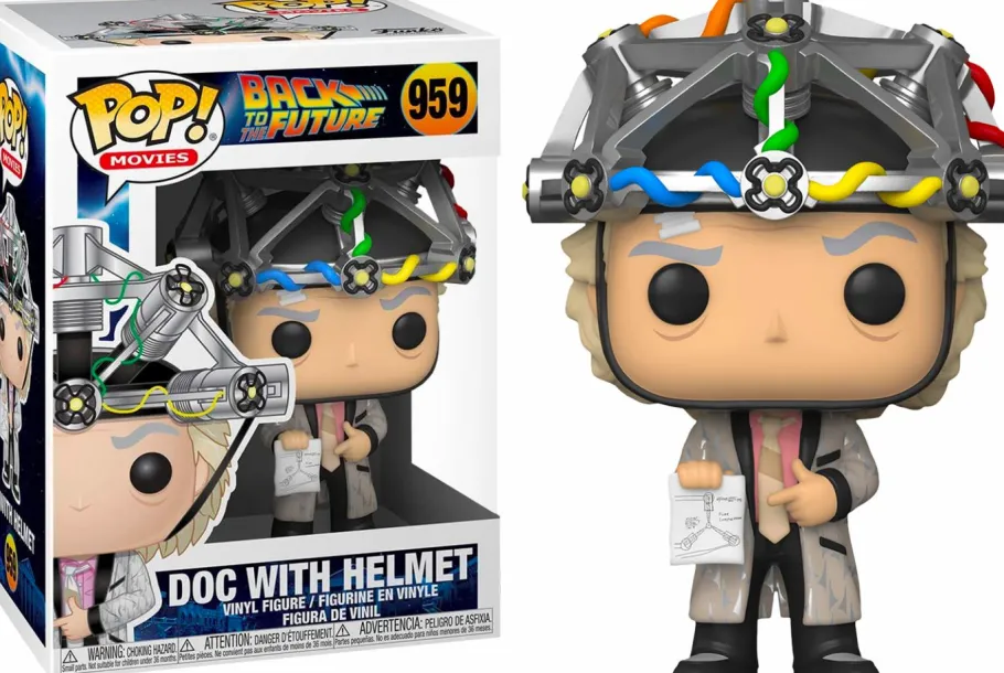 Standard Pop!>Back to the Future - Dr. Emmett Brown with Helmet Pop! Vinyl Figure