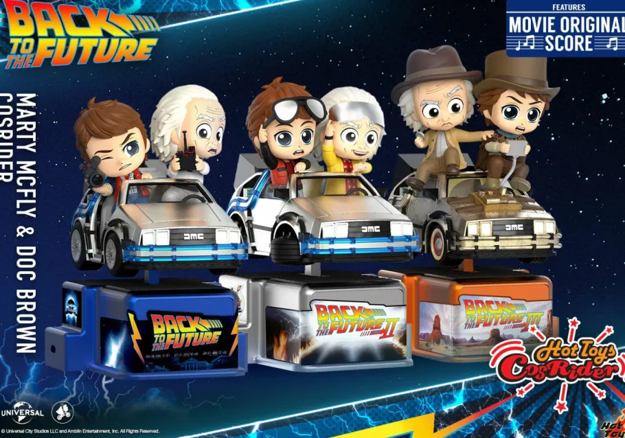 Cosbaby>Back to the Future - Marty McFly & Doc Brown CosRider Hot Toys Figure