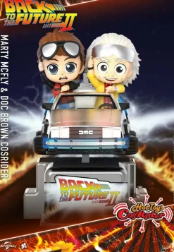 Cosbaby>Back to the Future Part II - Marty McFly & Doc Brown CosRider Hot Toys Figure