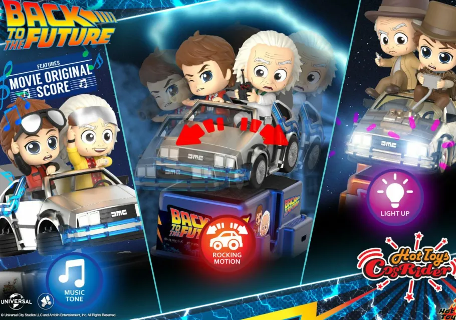 Cosbaby>Back to the Future Part II - Marty McFly & Doc Brown CosRider Hot Toys Figure