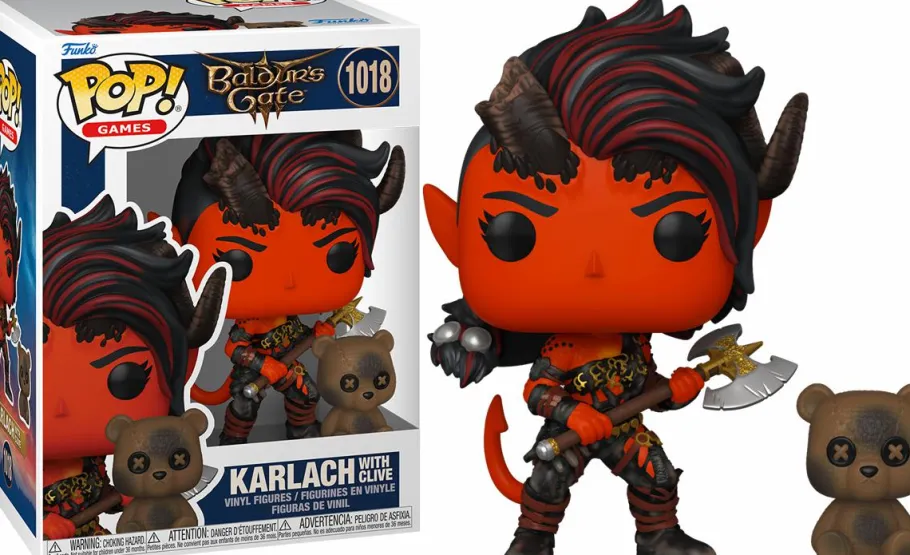 Standard Pop!>Baldur’s Gate Baldur's Gate 3 - Karlach with Clive Pop! Vinyl Figure