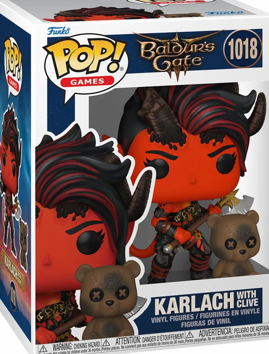 Standard Pop!>Baldur’s Gate Baldur's Gate 3 - Karlach with Clive Pop! Vinyl Figure