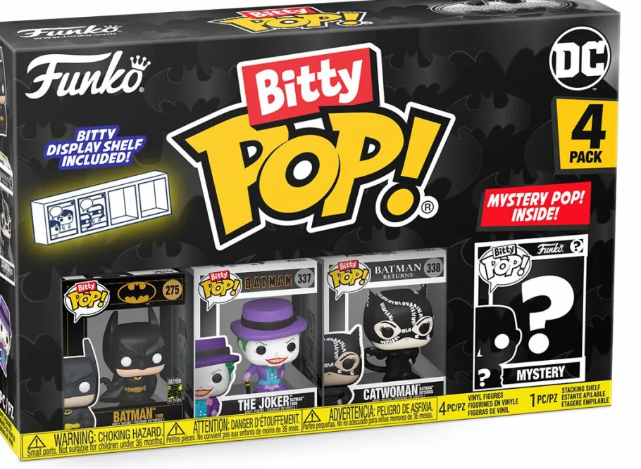 Blind Box>Batman - , The Joker, Catwoman & Mystery Series 01 Bitty Pop! Vinyl Figure 4-Pack