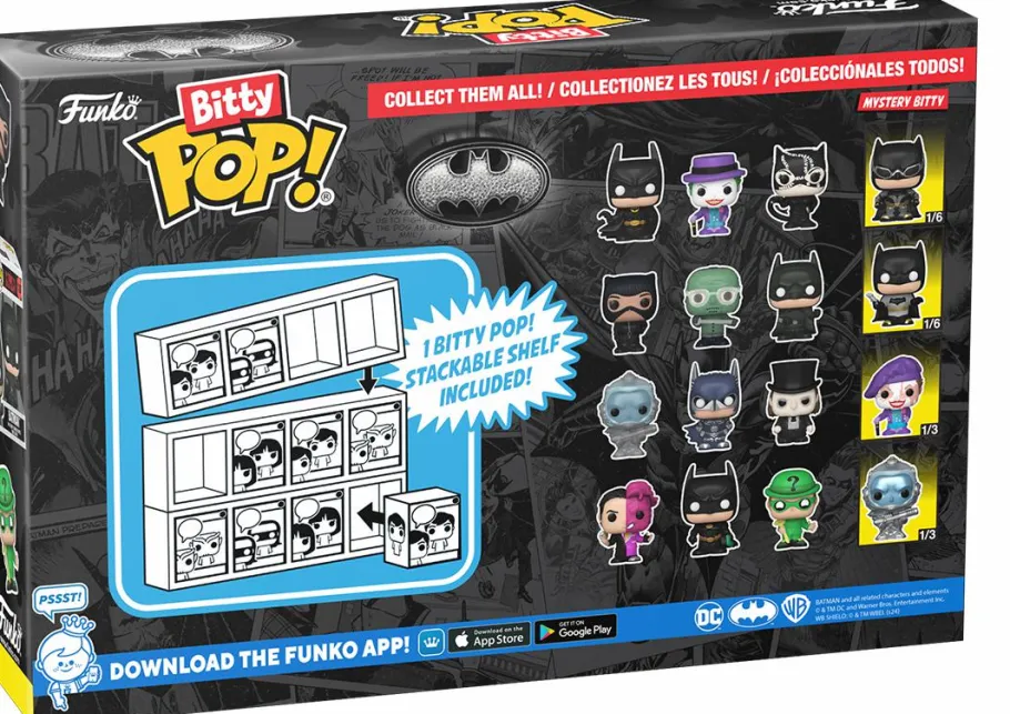 Blind Box>Batman - , The Joker, Catwoman & Mystery Series 01 Bitty Pop! Vinyl Figure 4-Pack