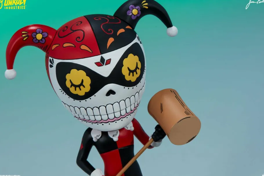 Designer Vinyl>Batman - Harley Quinn Calavera 8” Vinyl Figure by Jose Pulido