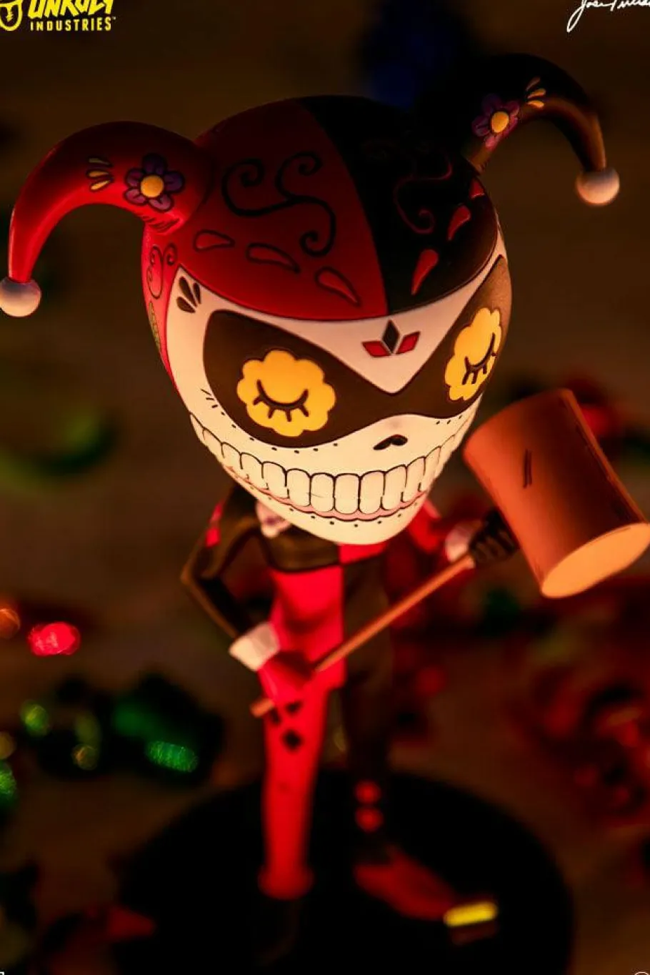Designer Vinyl>Batman - Harley Quinn Calavera 8” Vinyl Figure by Jose Pulido