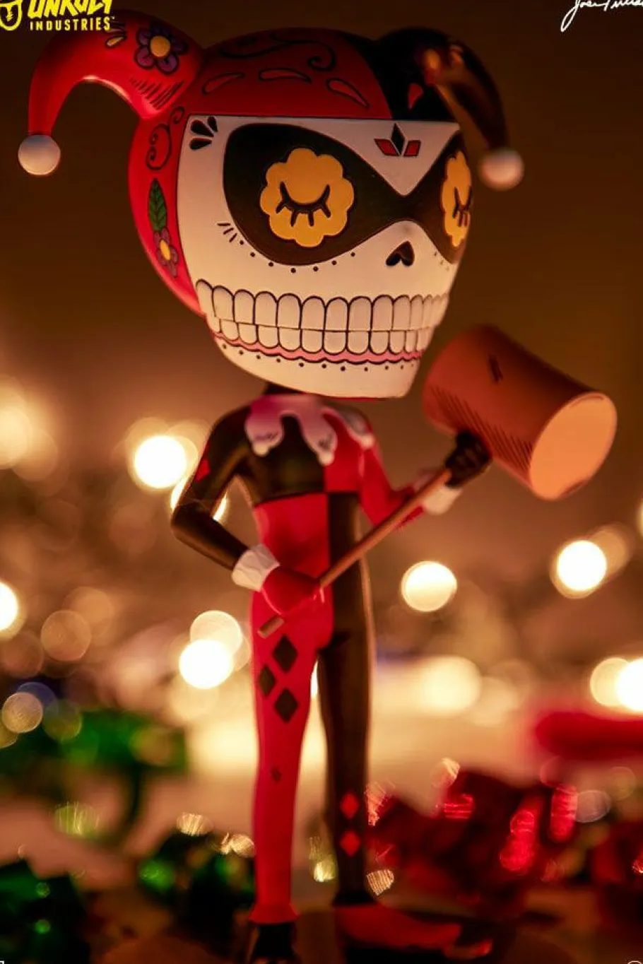 Designer Vinyl>Batman - Harley Quinn Calavera 8” Vinyl Figure by Jose Pulido