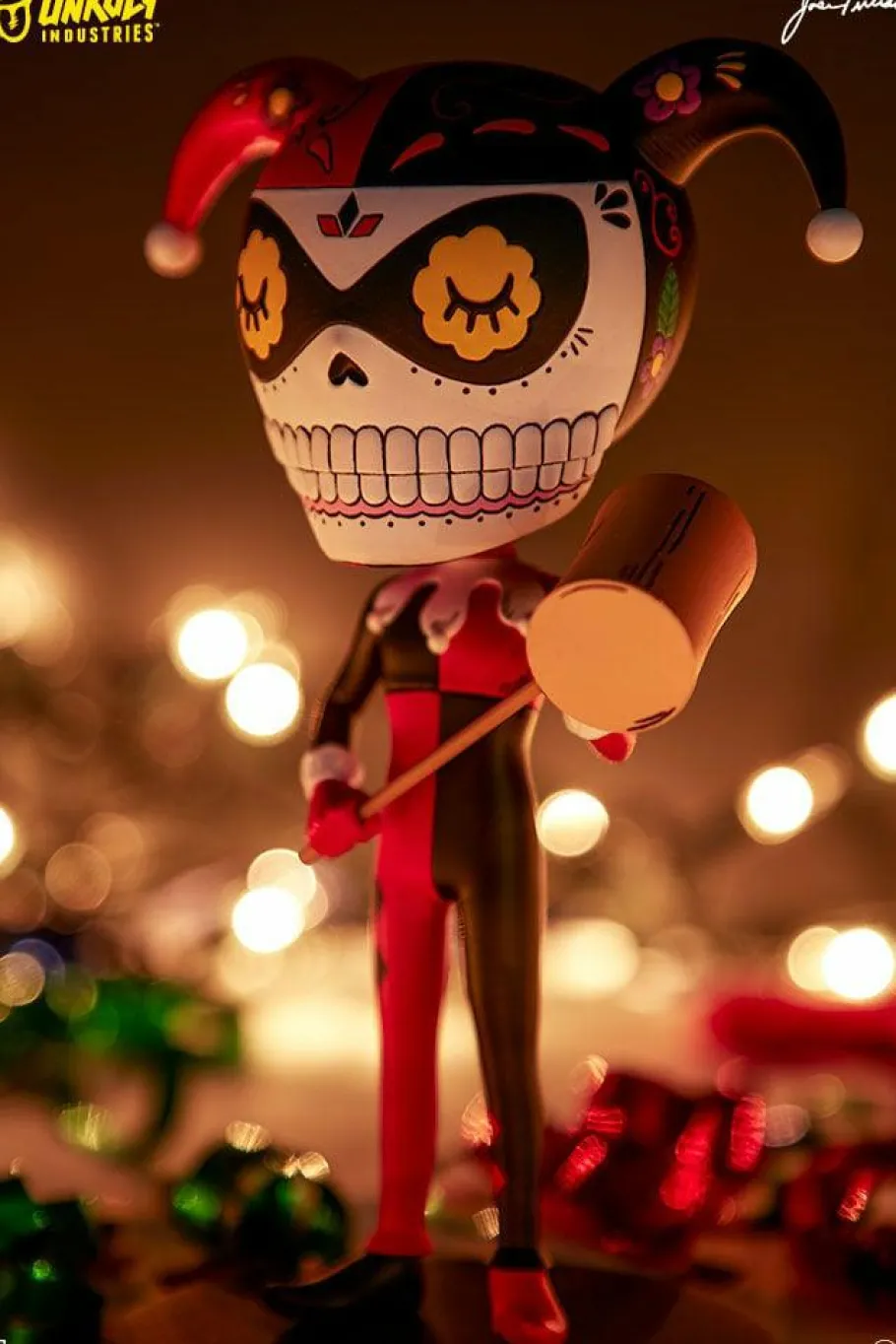 Designer Vinyl>Batman - Harley Quinn Calavera 8” Vinyl Figure by Jose Pulido