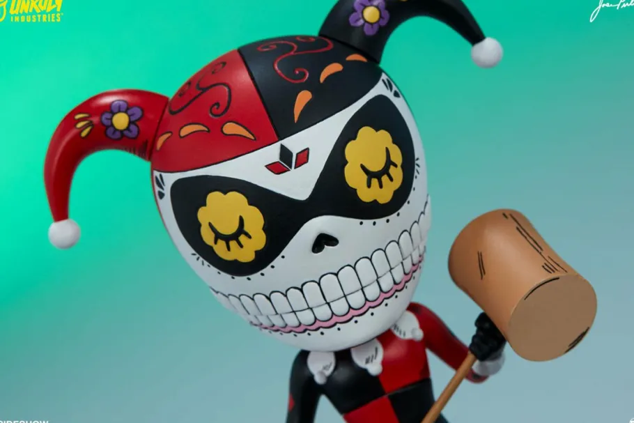 Designer Vinyl>Batman - Harley Quinn Calavera 8” Vinyl Figure by Jose Pulido