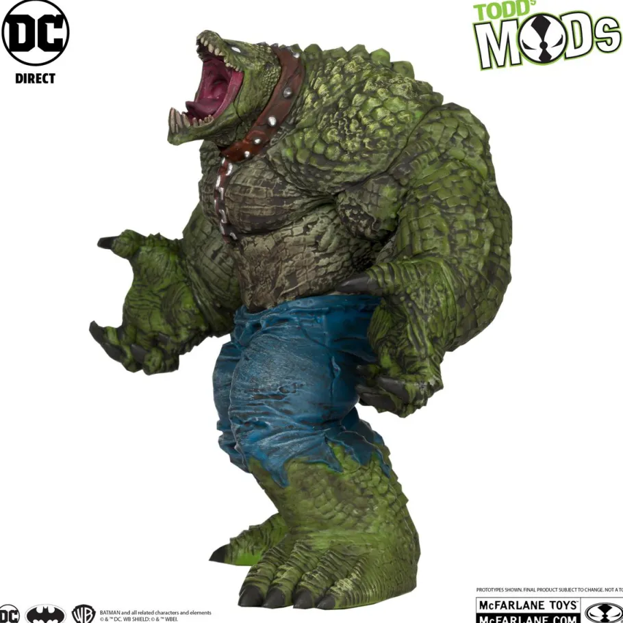 Designer Vinyl>Batman - Killer Croc Todd's Mods Collector Vinyl 4.5" Scale PVC Posed Figure