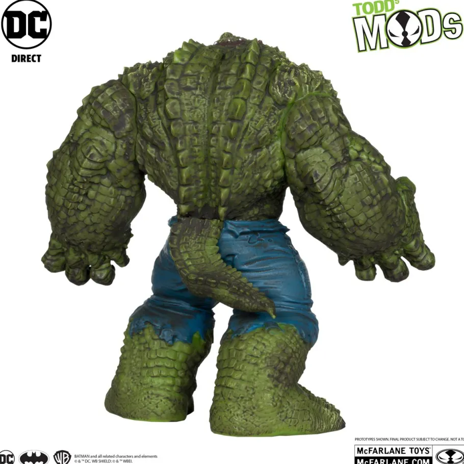 Designer Vinyl>Batman - Killer Croc Todd's Mods Collector Vinyl 4.5" Scale PVC Posed Figure