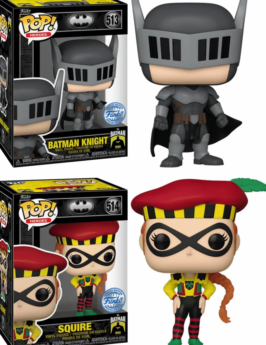 Pop! Bundles>Batman : Knight & Squire - Knight & Squire Pop! Vinyl Bundle (Set of 2) (Popcultcha Exclusive)
