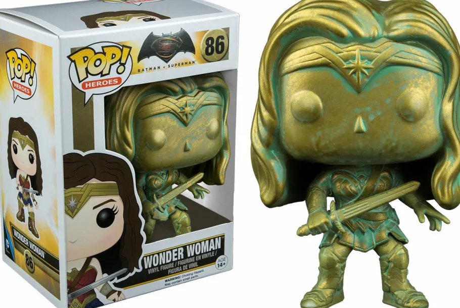 Standard Pop!>Batman vs Superman: Dawn of Justice - Wonder Woman Bronze Patina Pop! Vinyl Figure