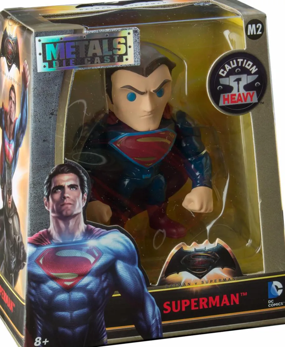 Die-Cast Figures>Batman vs Superman: Dawn of Justice - Superman Metals 4” Die-Cast Action Figure