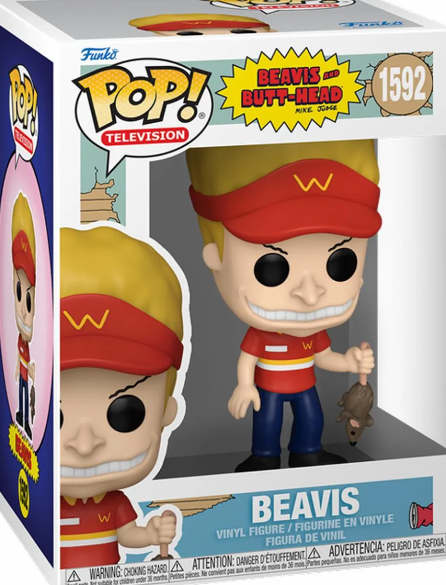 Standard Pop!>Beavis and Butthead Beavis and Butt-Head - Beavis (Burger World Uniform) Pop! Vinyl Figure