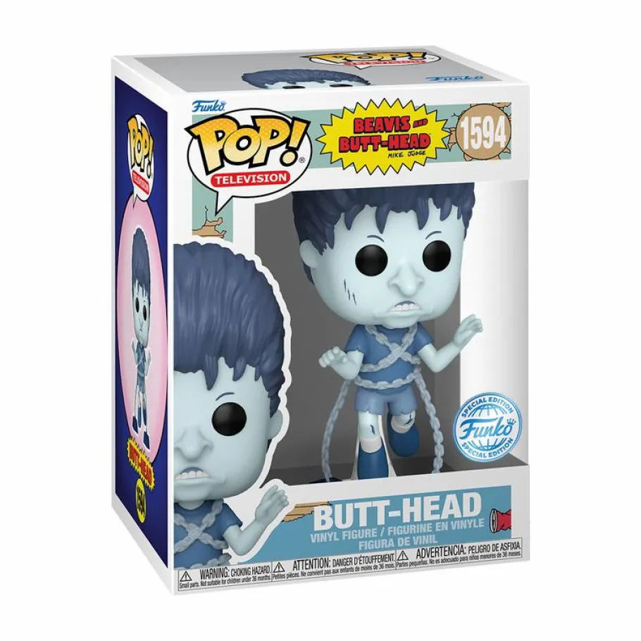 Standard Pop!>Beavis and Butthead Beavis and Butt-Head - Butt-Head (Ghost) Pop! Vinyl Figure (Popcultcha Exclusive)