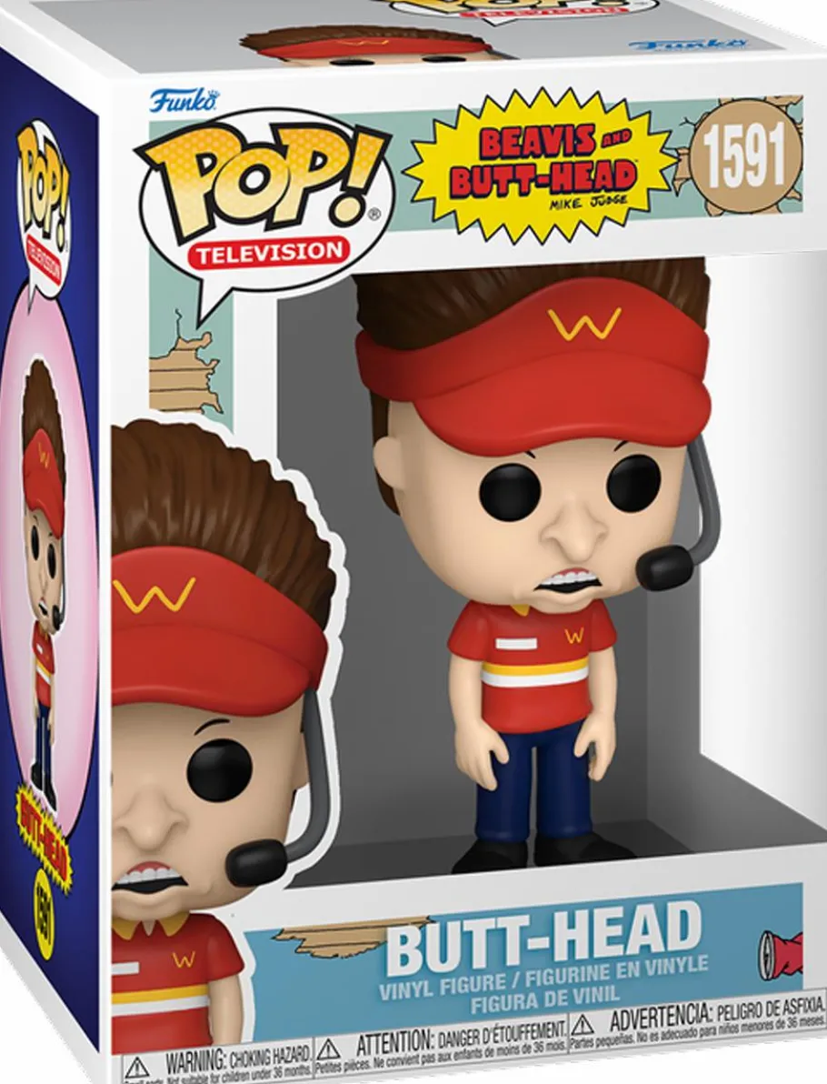 Standard Pop!>Beavis and Butthead Beavis and Butt-Head - Butt-Head (Burger World Uniform) Pop! Vinyl Figure