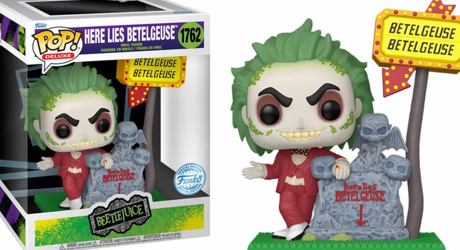Pop! Deluxe>Beetlejuice (1988) - Here Lies Betelgeuse Deluxe Pop! Vinyl Figure