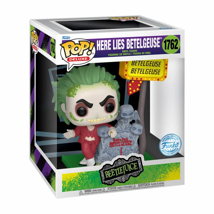 Pop! Deluxe>Beetlejuice (1988) - Here Lies Betelgeuse Deluxe Pop! Vinyl Figure